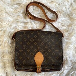 Louis Vuitton brown Monogram cartouchiere Crossbody Bag